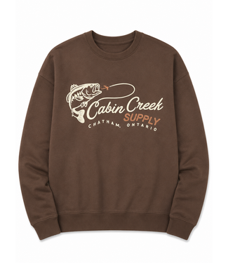 Cabin Creek Supply Cabin Creek Crewneck - Choc Brown