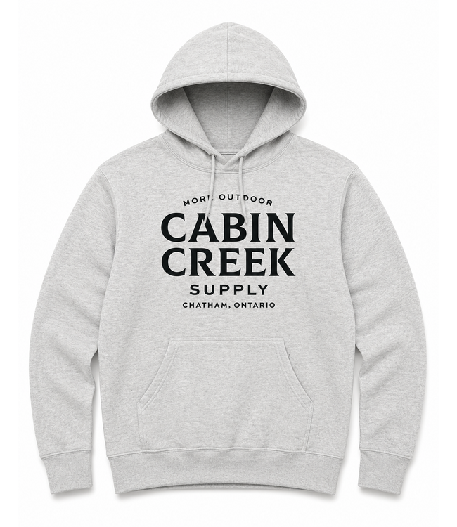 Cabin Creek Hoodie - Ash Grey/Black
