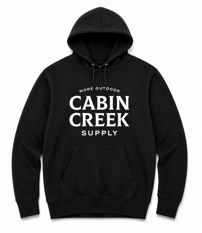 Cabin Creek Hoodies - Black/White