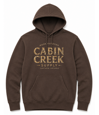 Cabin Creek Supply Cabin Creek Hoodie - Choc Brown/Corn Camo
