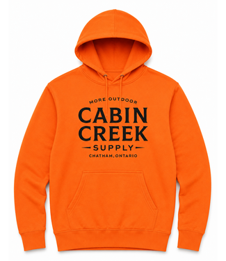 Cabin Creek Supply Cabin Creek Hoodie - Hunter Orange/Black