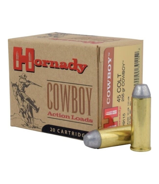 Hornady Cowboy 45 Colt - 255Grain 20Rounds