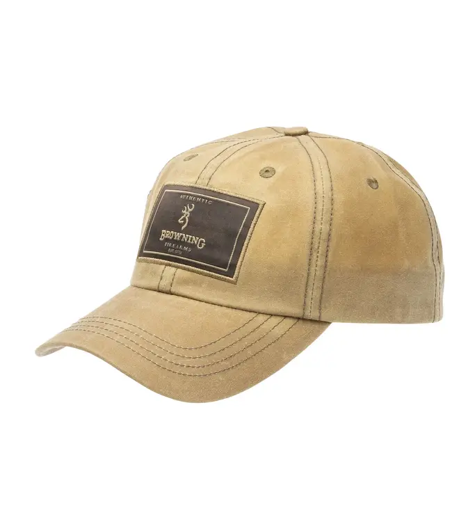 Browning Antiquity Wax Hat - Tan Snap