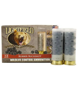 Lightfield Wildlife Control - 12Ga 2-3/4" Rubber Buckshot 750FPS