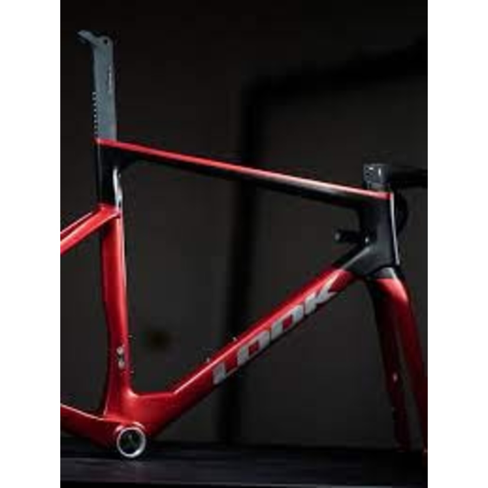 LOOK 795RS Blade 2 Red & Black Chrome Satin Size 54