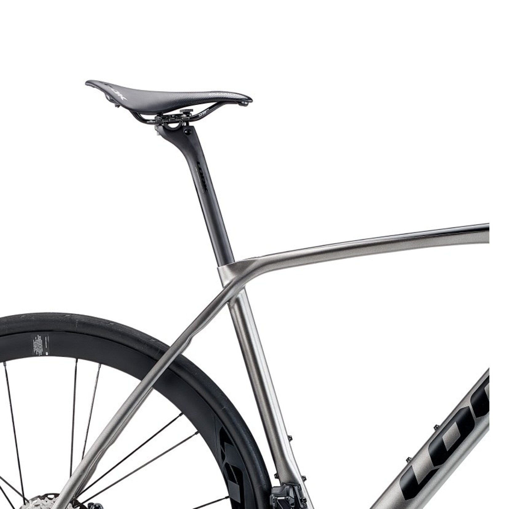 LOOK Cycle 765 OPTIMUM 2 DISC CHARCOAL METALLIC BLACK SATIN ULT DI2 GR1 USA/CANADA LOOK R38D WHEEL M