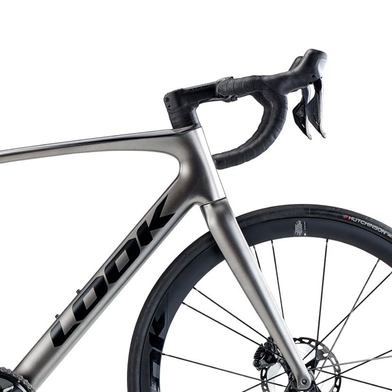 LOOK Cycle 765 OPTIMUM 2 DISC CHARCOAL METALLIC BLACK SATIN ULT DI2 GR1 USA/CANADA LOOK R38D WHEEL M