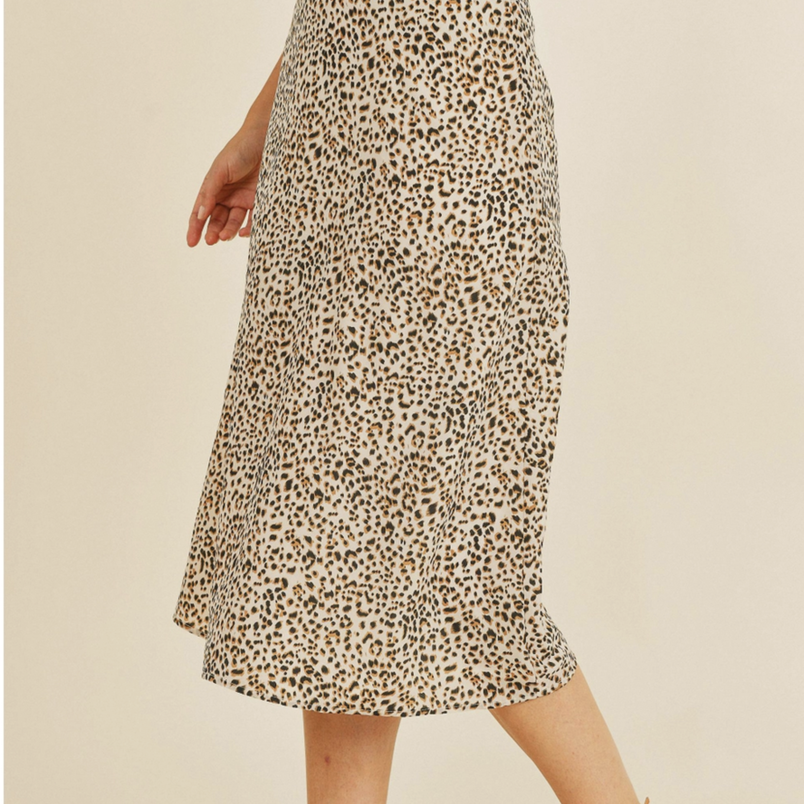 Follow Along Leopard Print Skirt