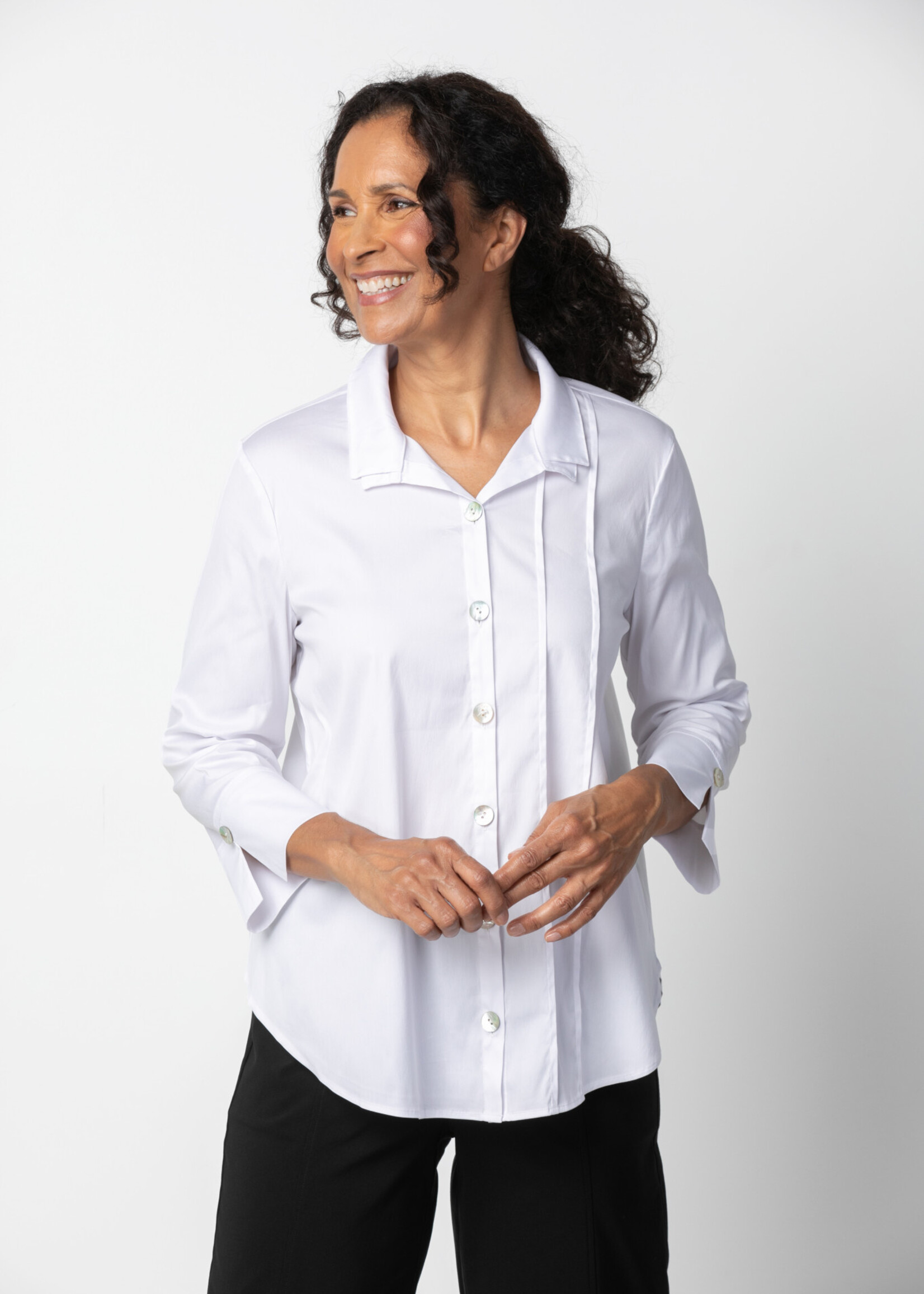 Habitat Habitat Double Collar 3/4 Sleeve Shirt