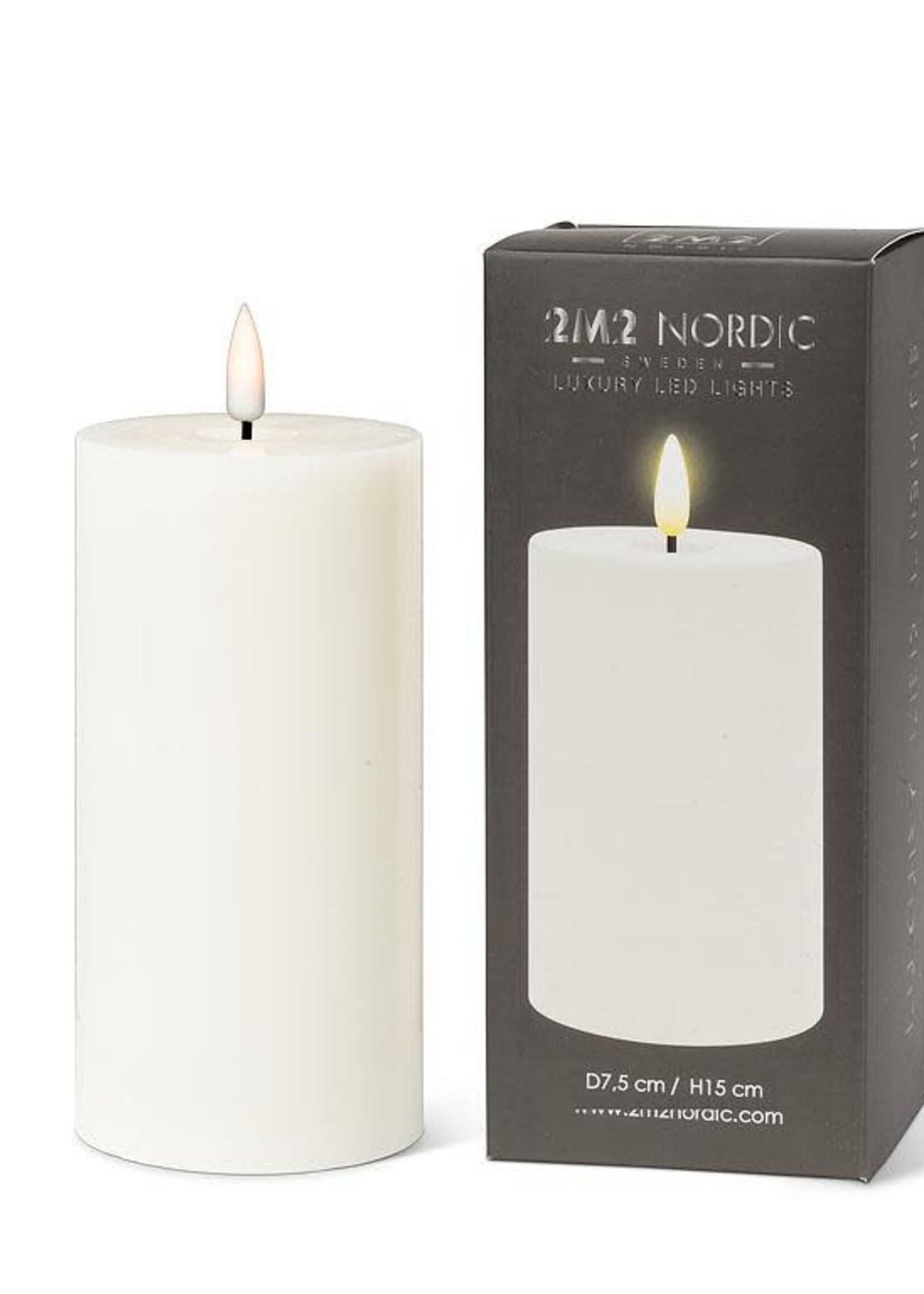 Abbott LED Pillar Candle - 3 x 6" Sand