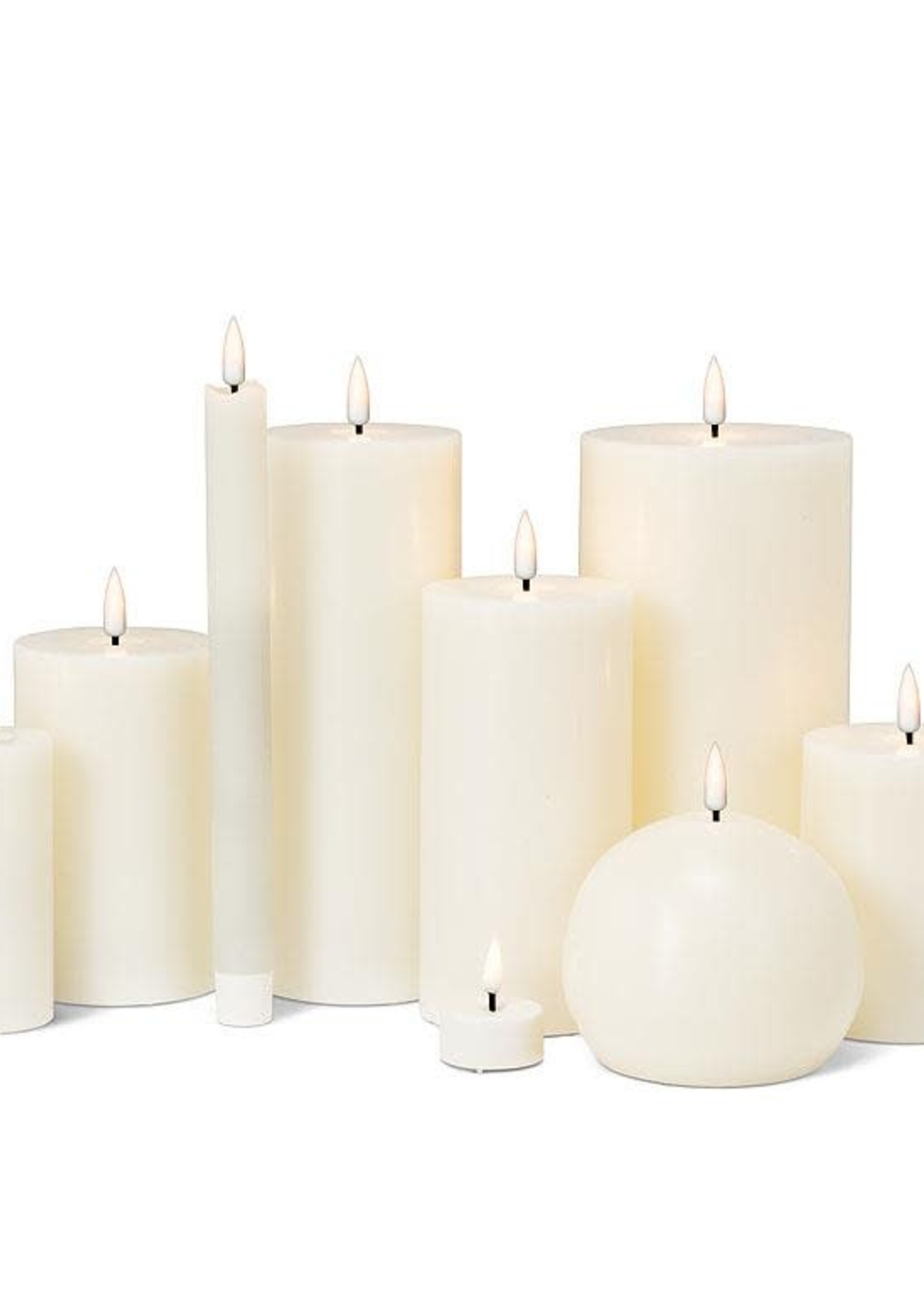 Abbott LED Pillar Candle - 3 x 6" Sand