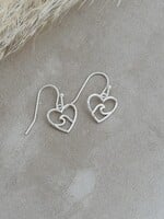 Glee Jewlery Beach Lovers Earrings Silver