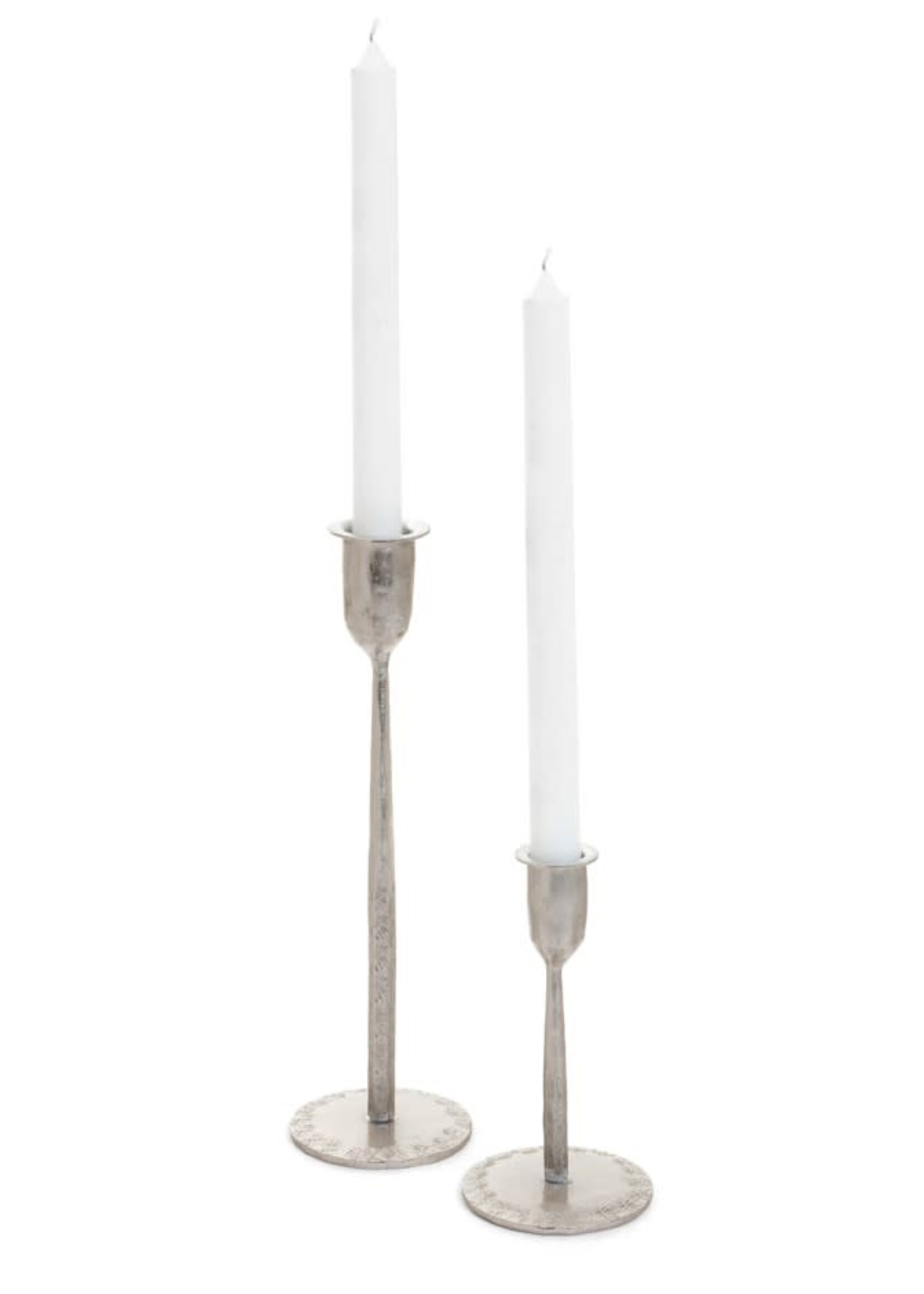 Small Iron Nickel Candle Holder