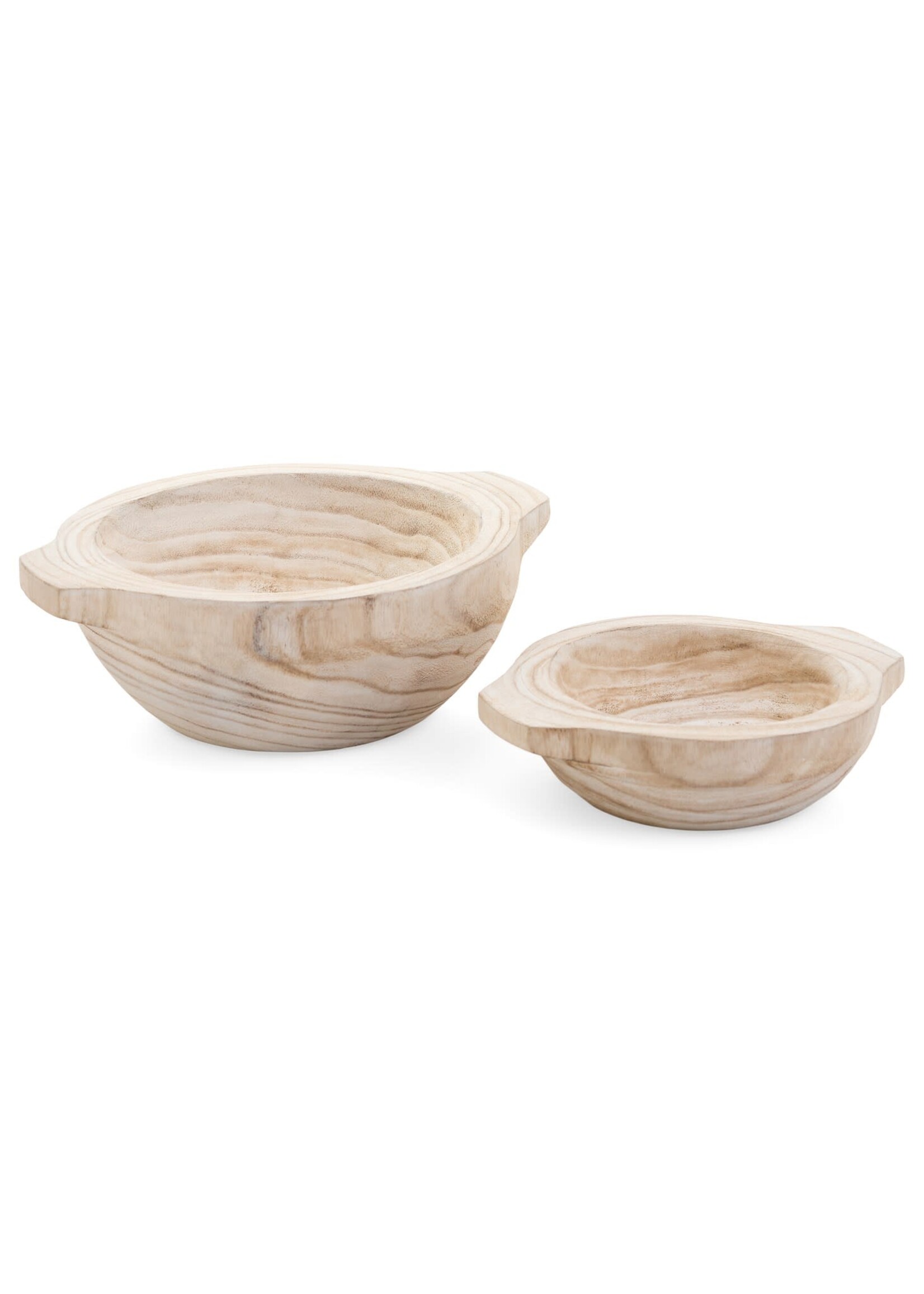 ADV - Imports Sm Paulownia Wood Bowl