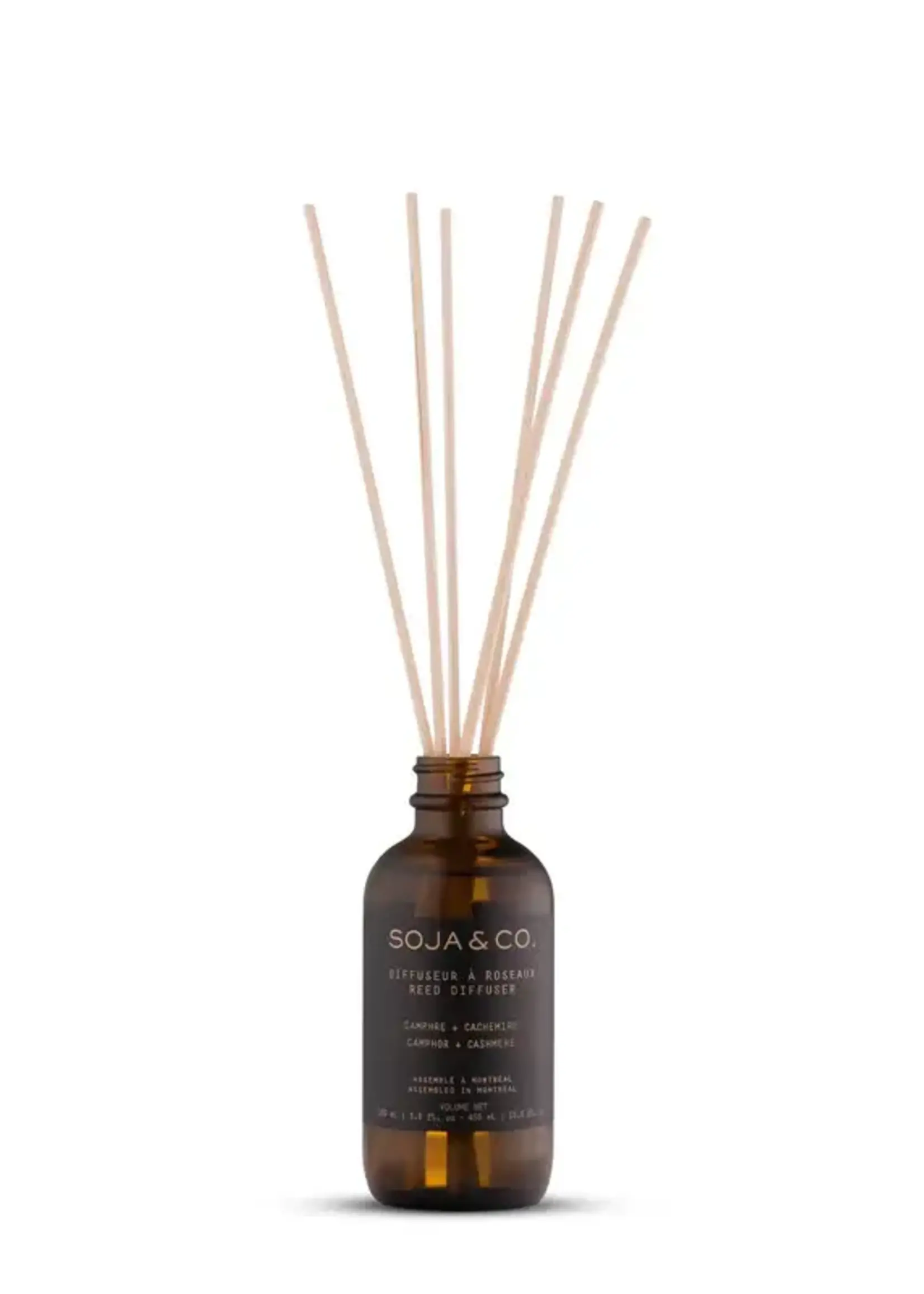 Soja & Co. Reed Diffuser - Camphor & Cashmere