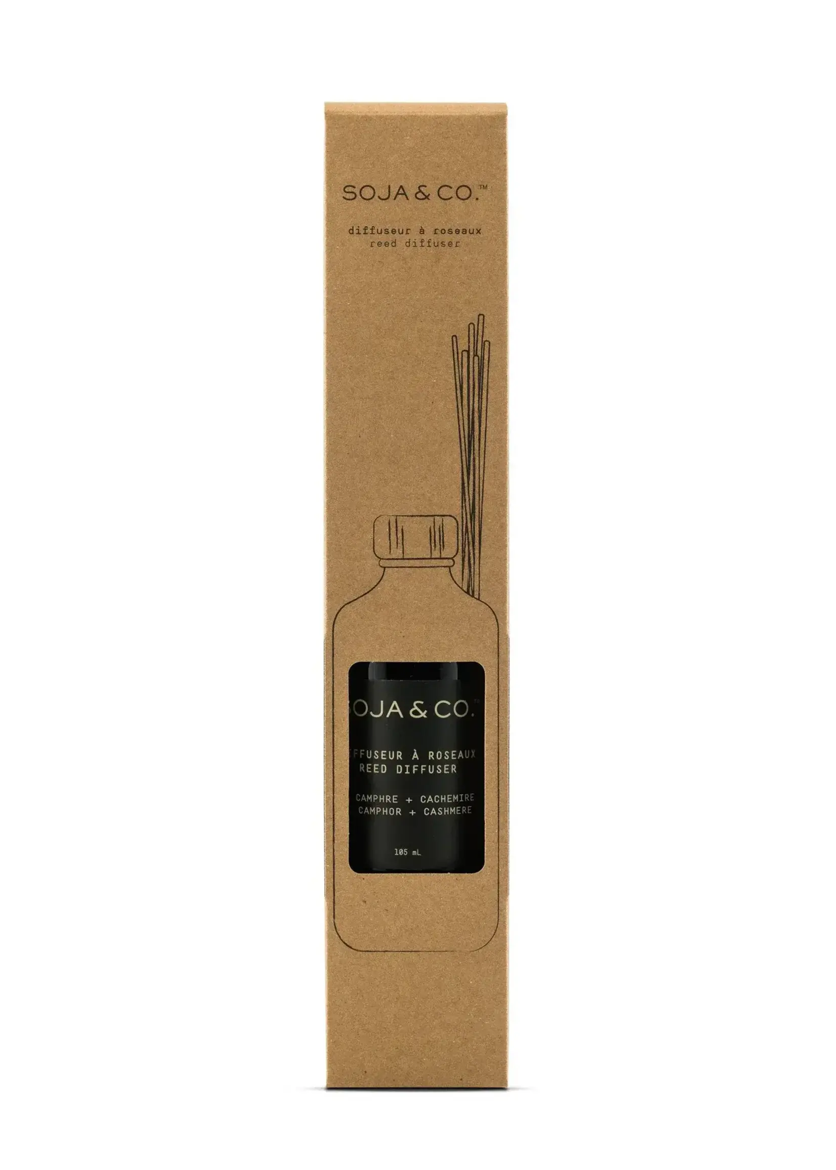 Soja & Co. Reed Diffuser - Camphor & Cashmere