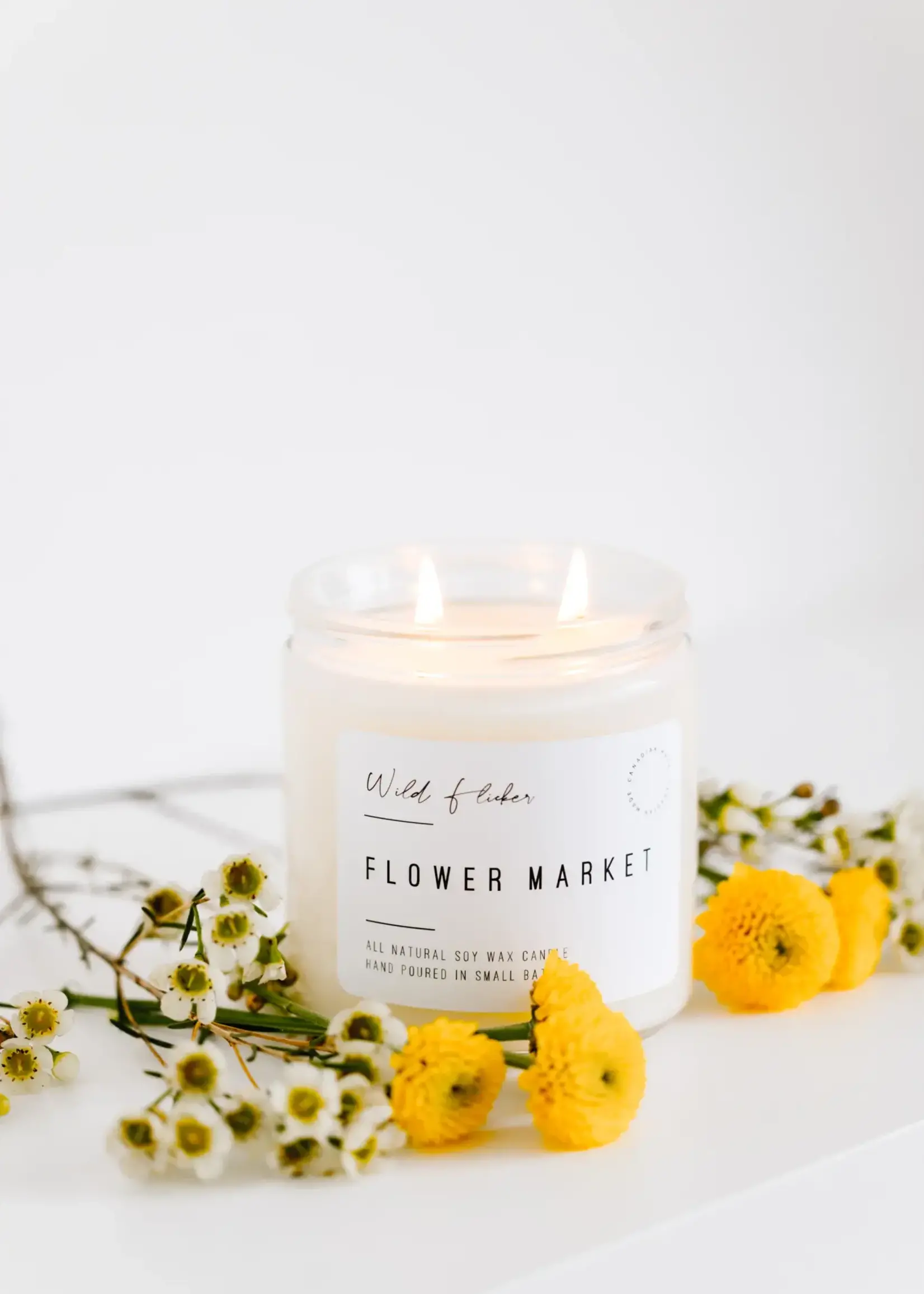 Wild Flicker Soy Double Wick Candle - 16 oz