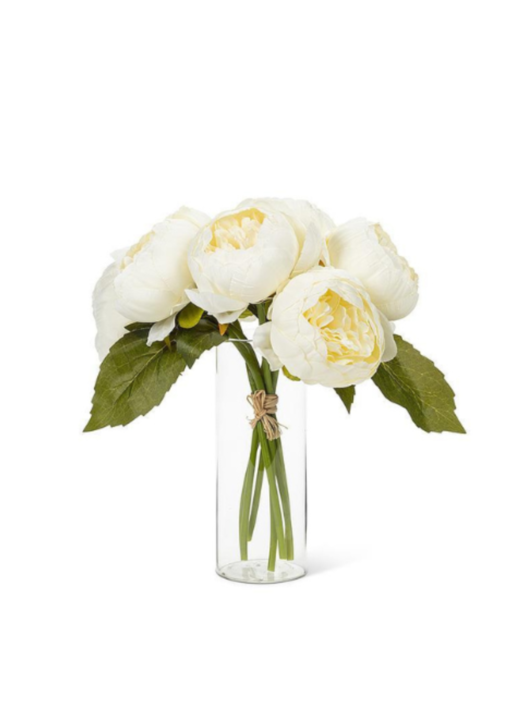 Abbott White Peony Bouquet