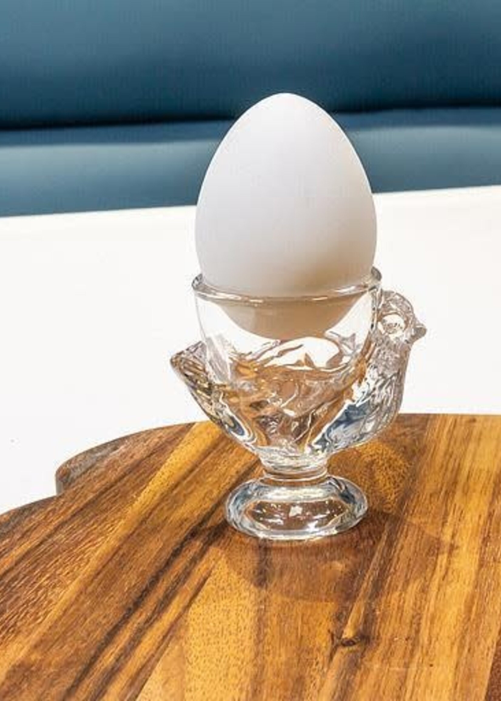 Abbott Glass Chicken Egg Cup - 3"