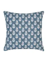 Paisley Pillow w/Feather Insert - 18 x 18