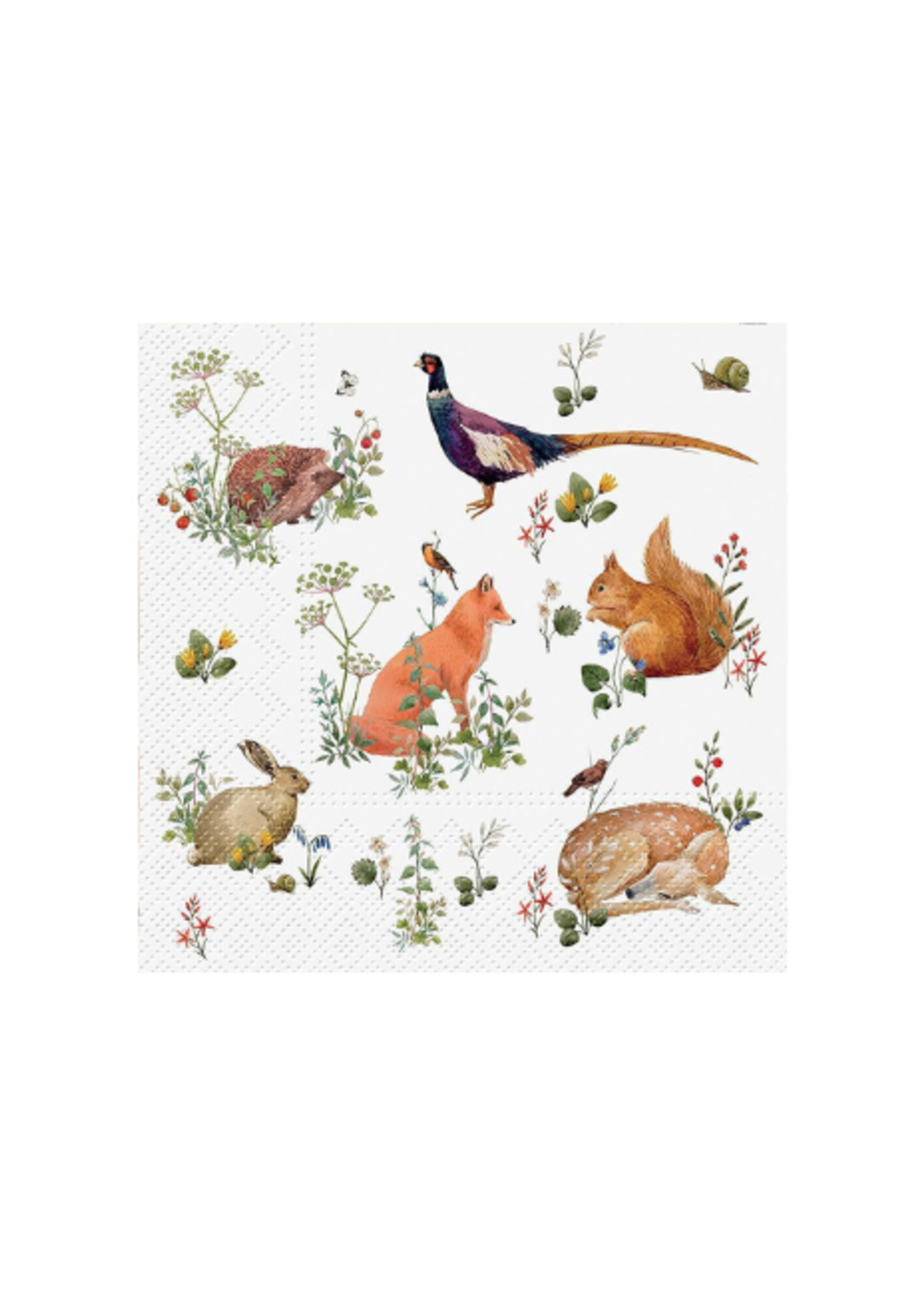 Abbott Wild Forest Animals Napkins