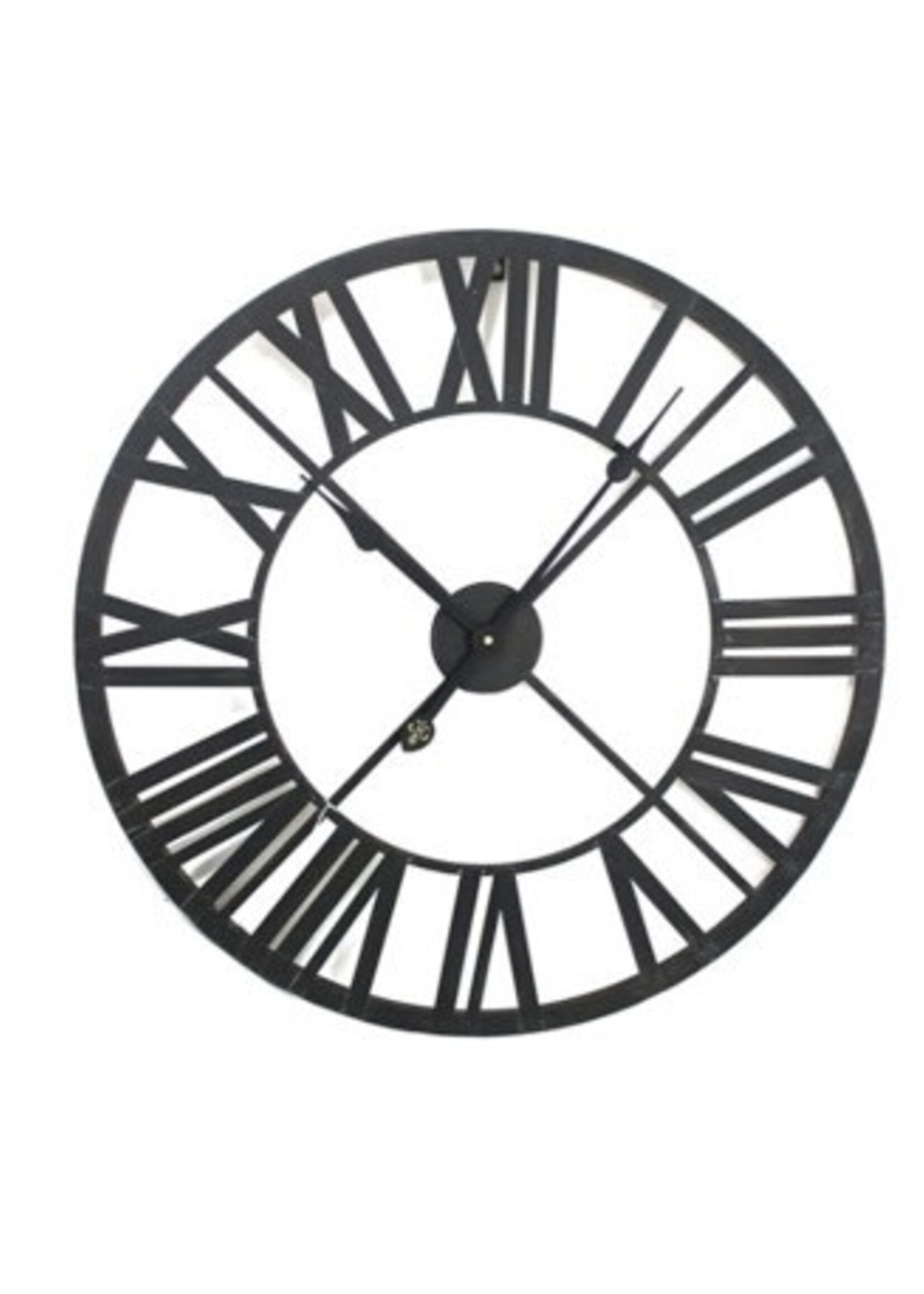 Metal Frame Rom Num Wall Clock