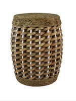 Woven Rattan Stool