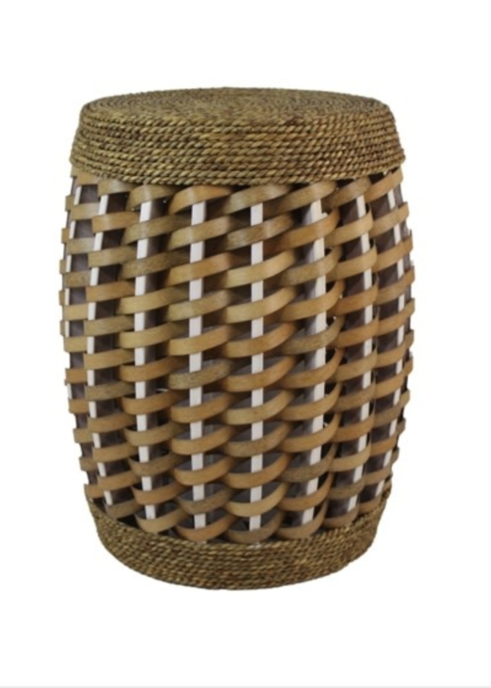 Woven Rattan Stool