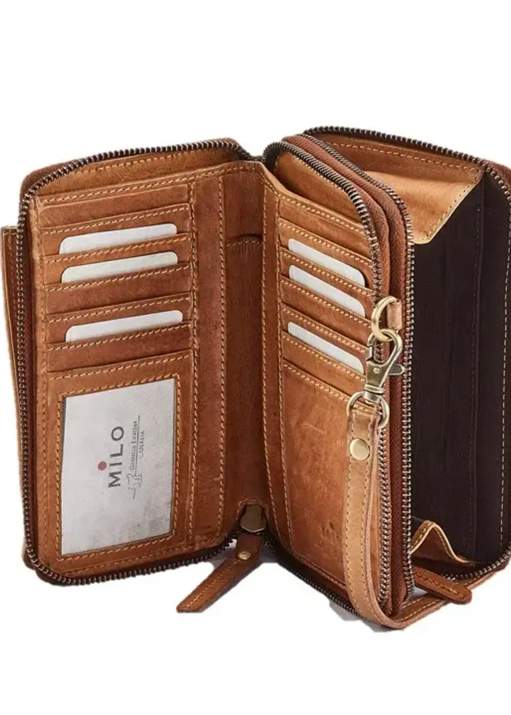 Milo Genuine Leather Ella Crossbody Smart Phone Bag