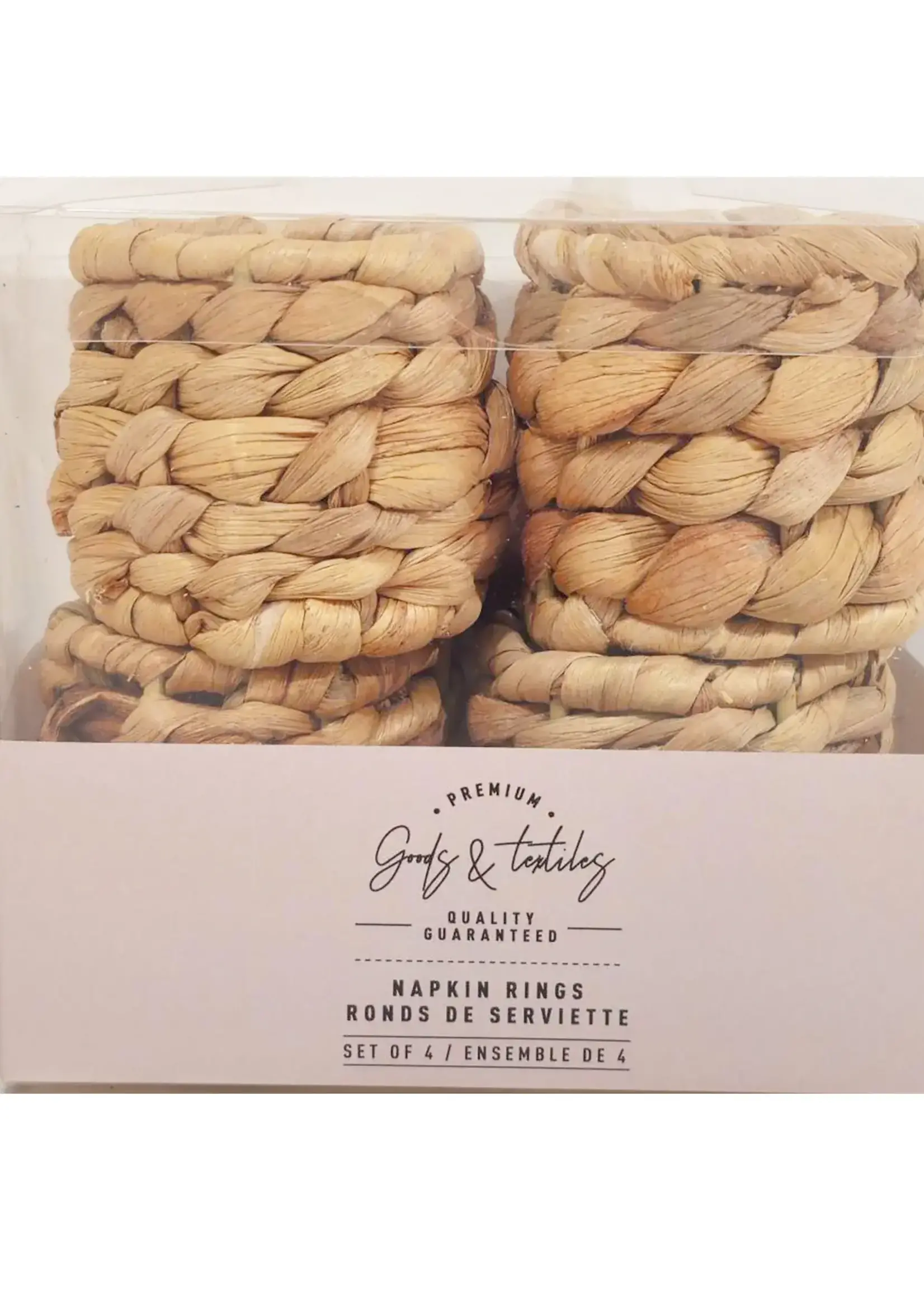 Palma Napkin Ring Natural Set of 4