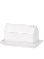 House Butter Dish White