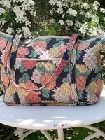 Mahogany Kyoko Quilted Tote