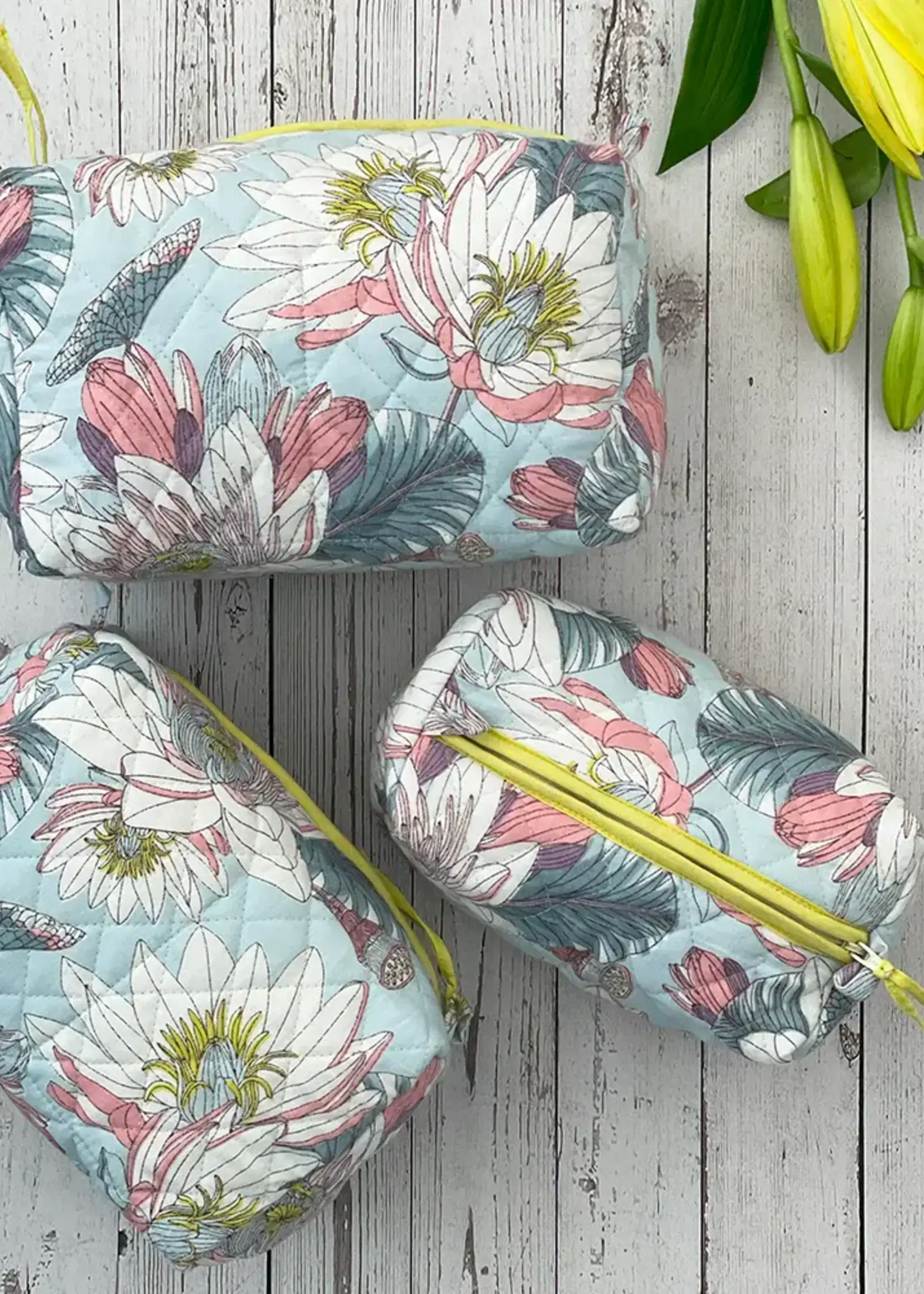 Mahogany Gwen Cosmetic Bag - Multi - Set of 3