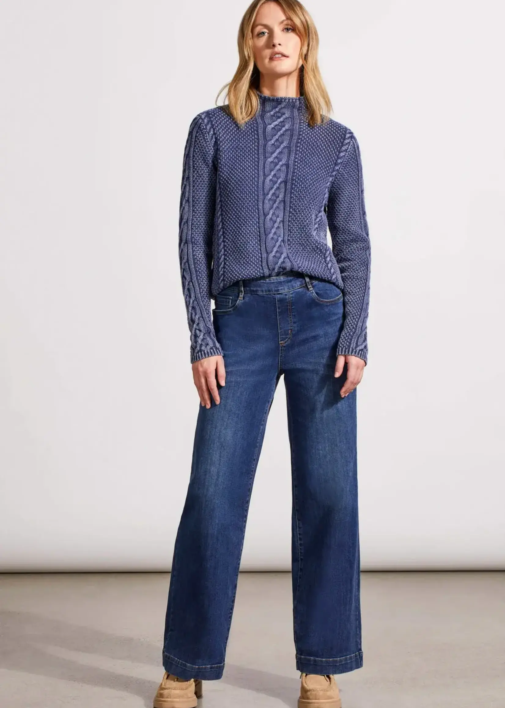 Tribal Tribal Audrey Pull On Wide Jeans 5564O
