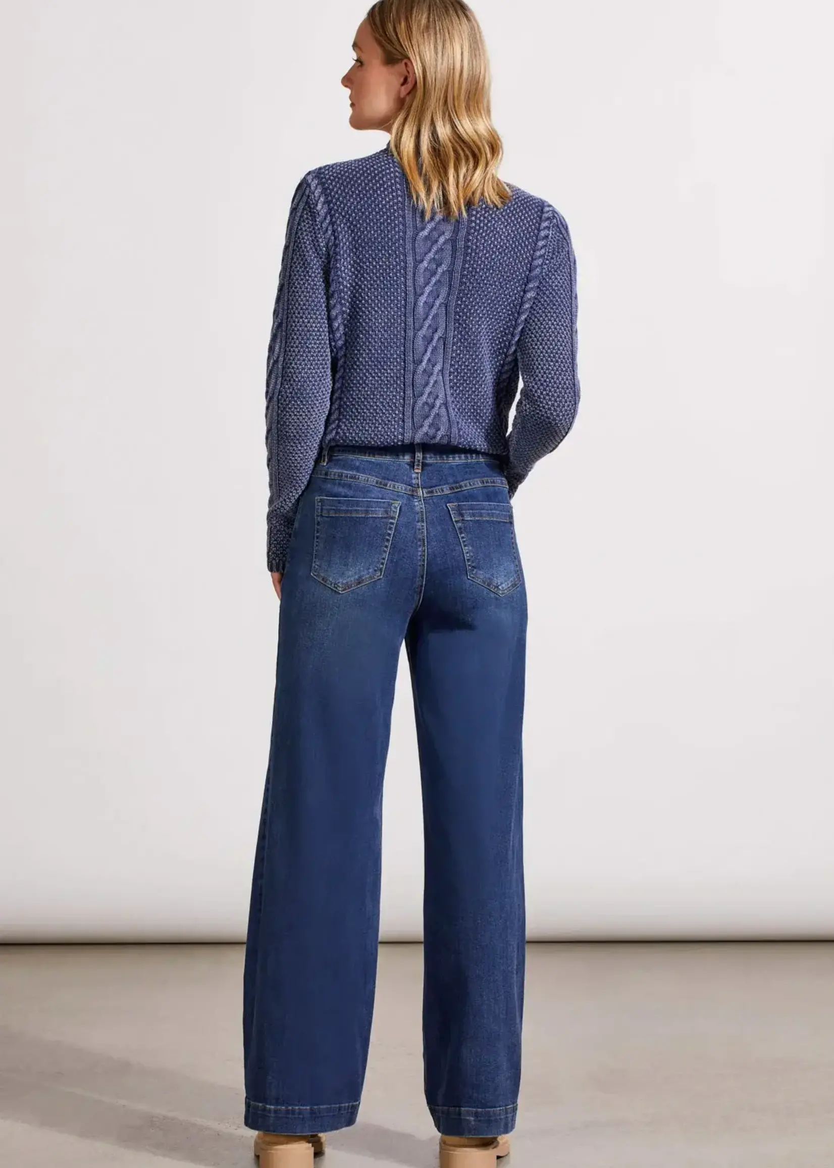 Tribal Tribal Audrey Pull On Wide Jeans 5564O