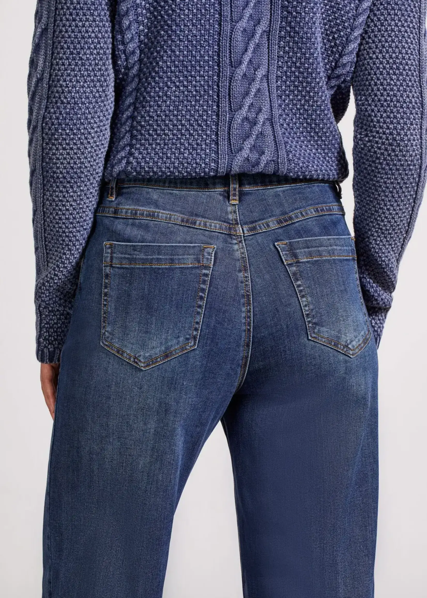 Tribal Tribal Audrey Pull On Wide Jeans 5564O