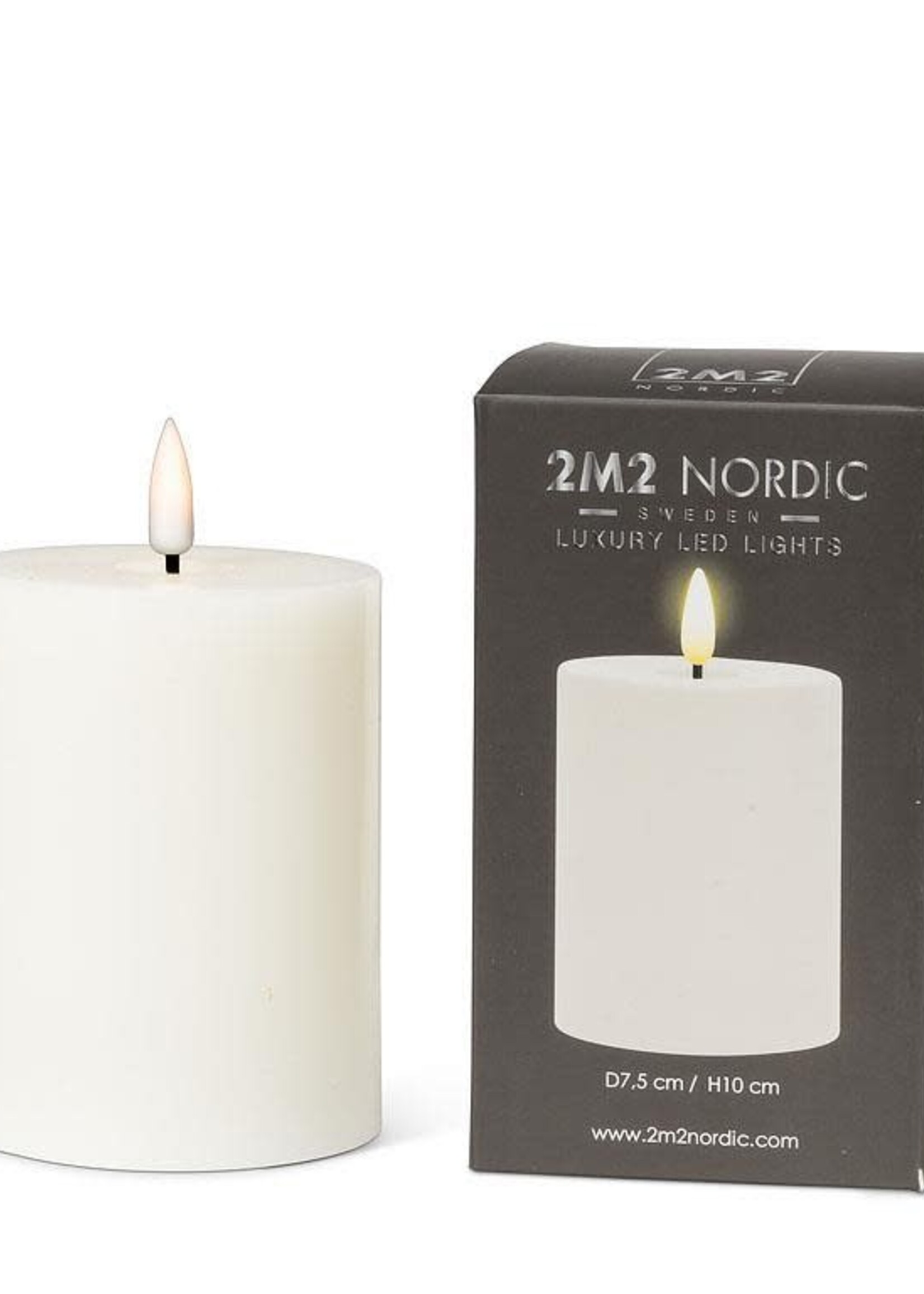 Abbott LED Pillar Candle - 3 x 4" Sand