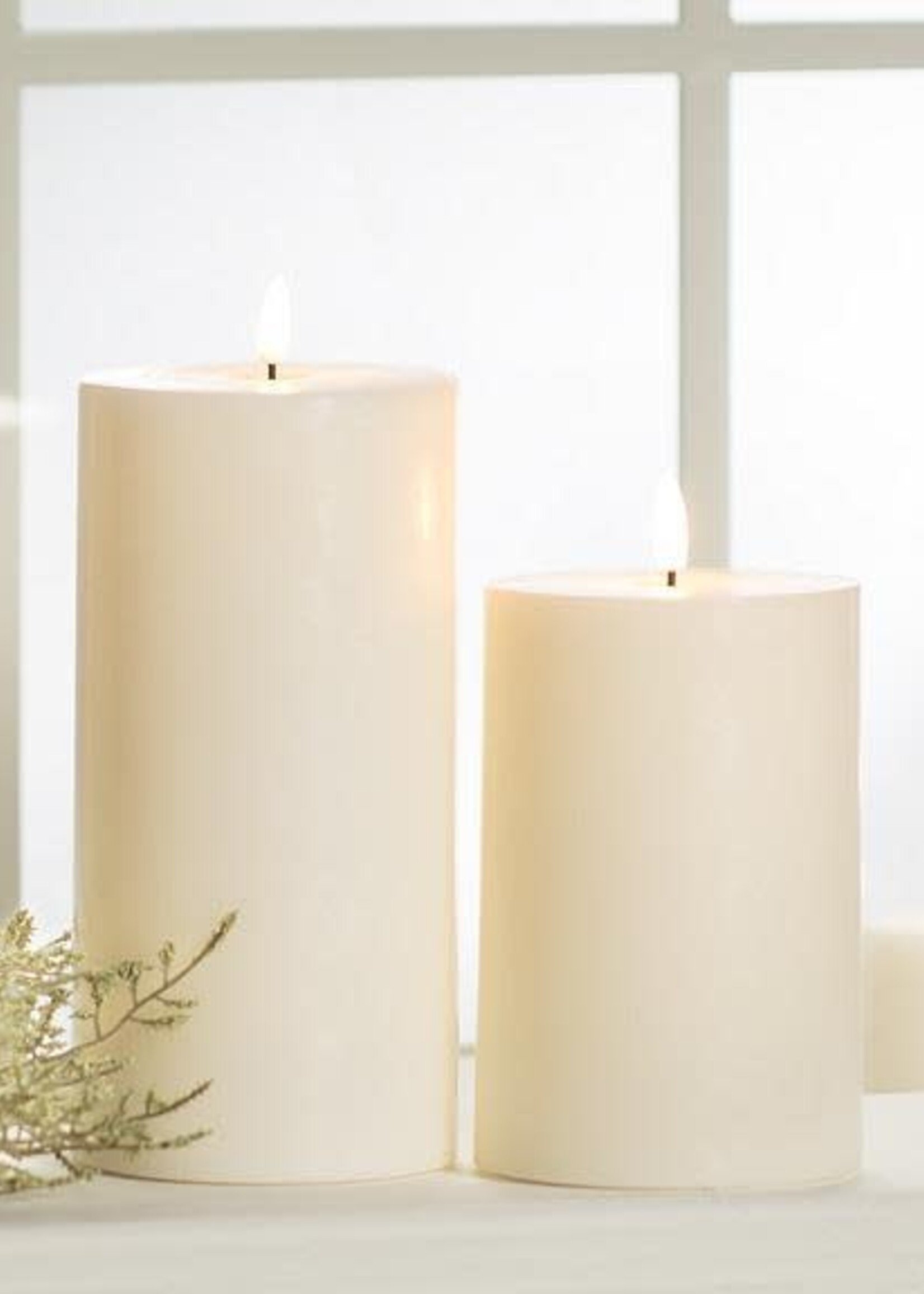 Abbott LED Pillar Candle - 3 x 4" Sand