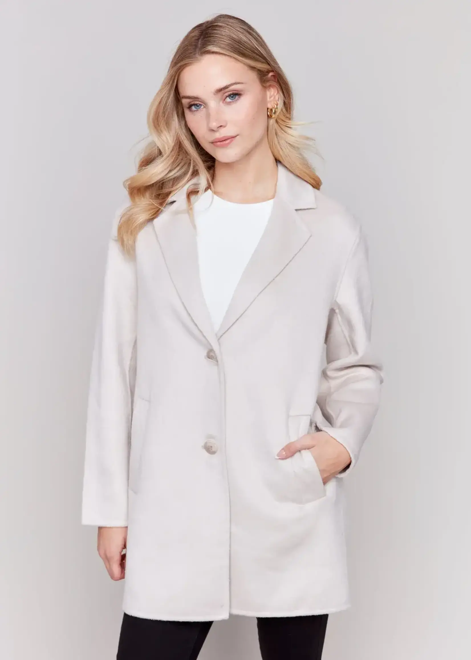 Charlie B Charlie Short Double Face Coat C6350