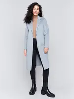 Charlie B Charlie B Double Face Long Coat C6349