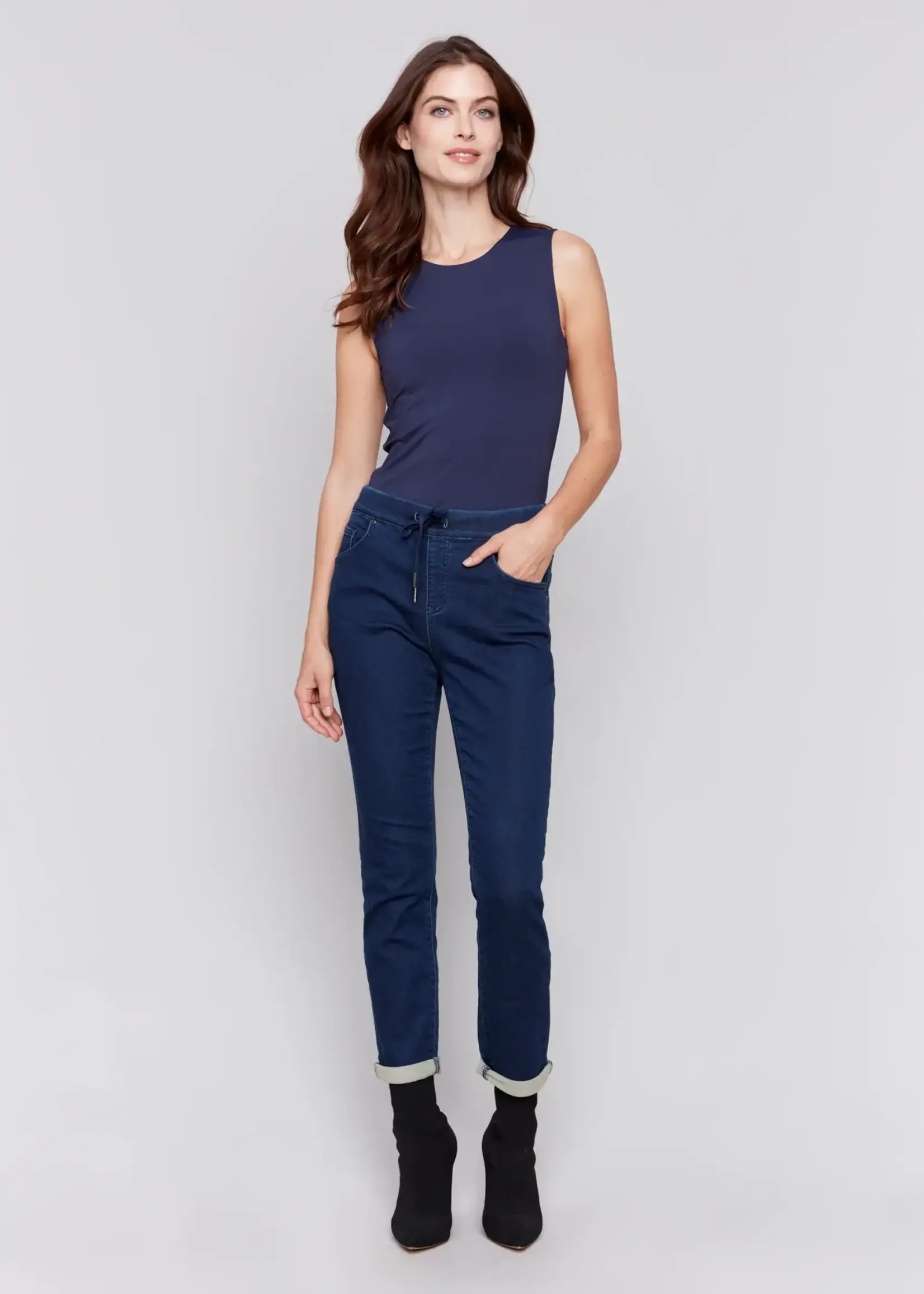 Charlie B Charlie Knit Denim Pant C5347X