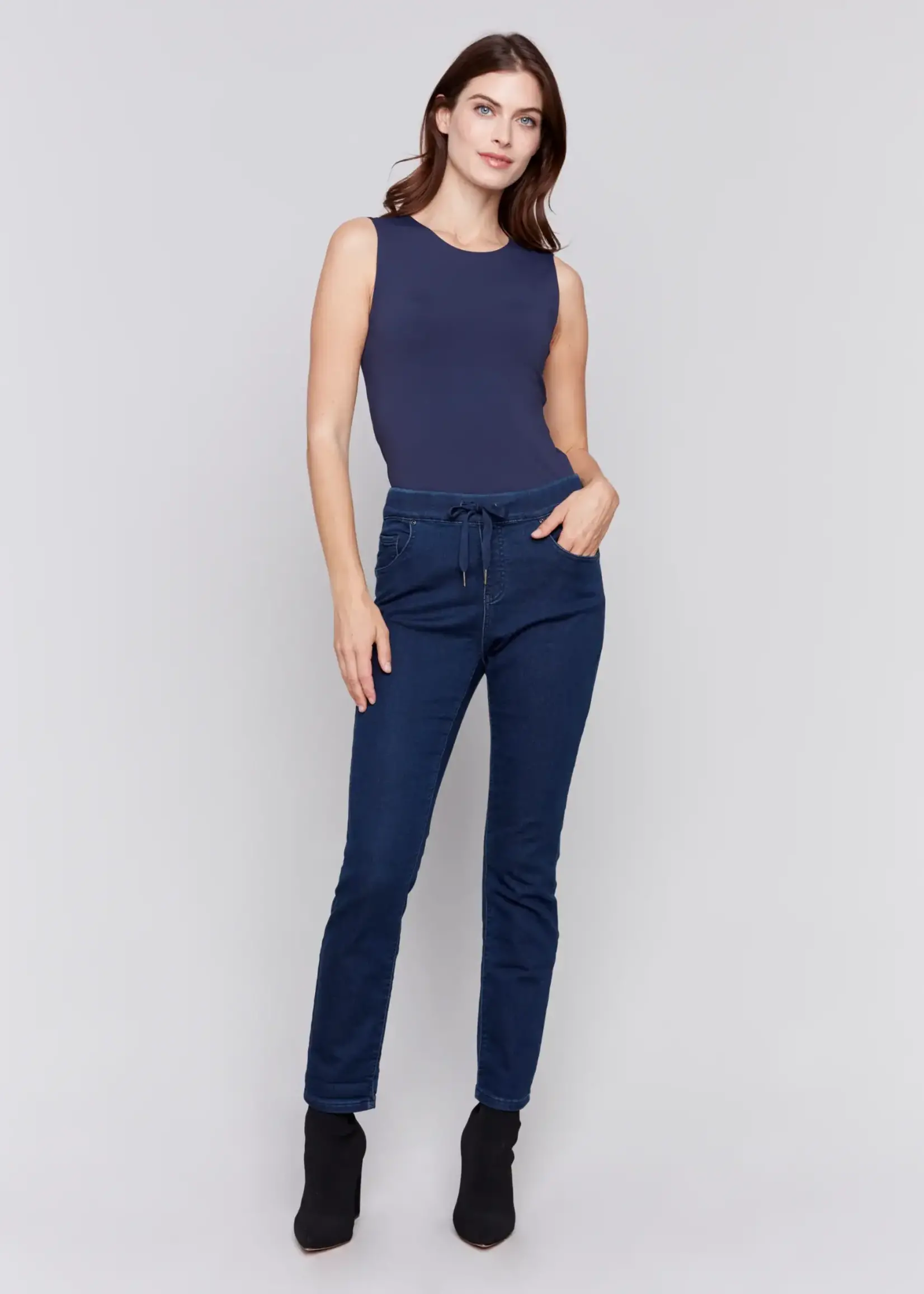 Charlie B Charlie Knit Denim Pant C5347X