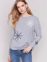 Charlie B Charlie B Crew Neck Sweater C2373X