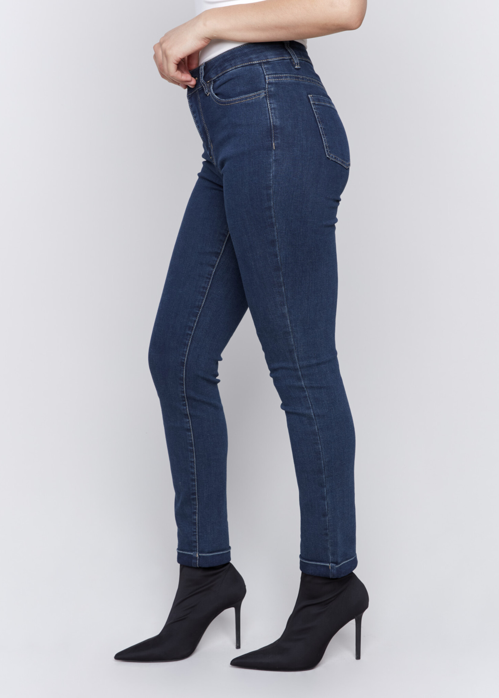 Charlie B Charlie Denim Jeans w/Hem Cuff C5309X