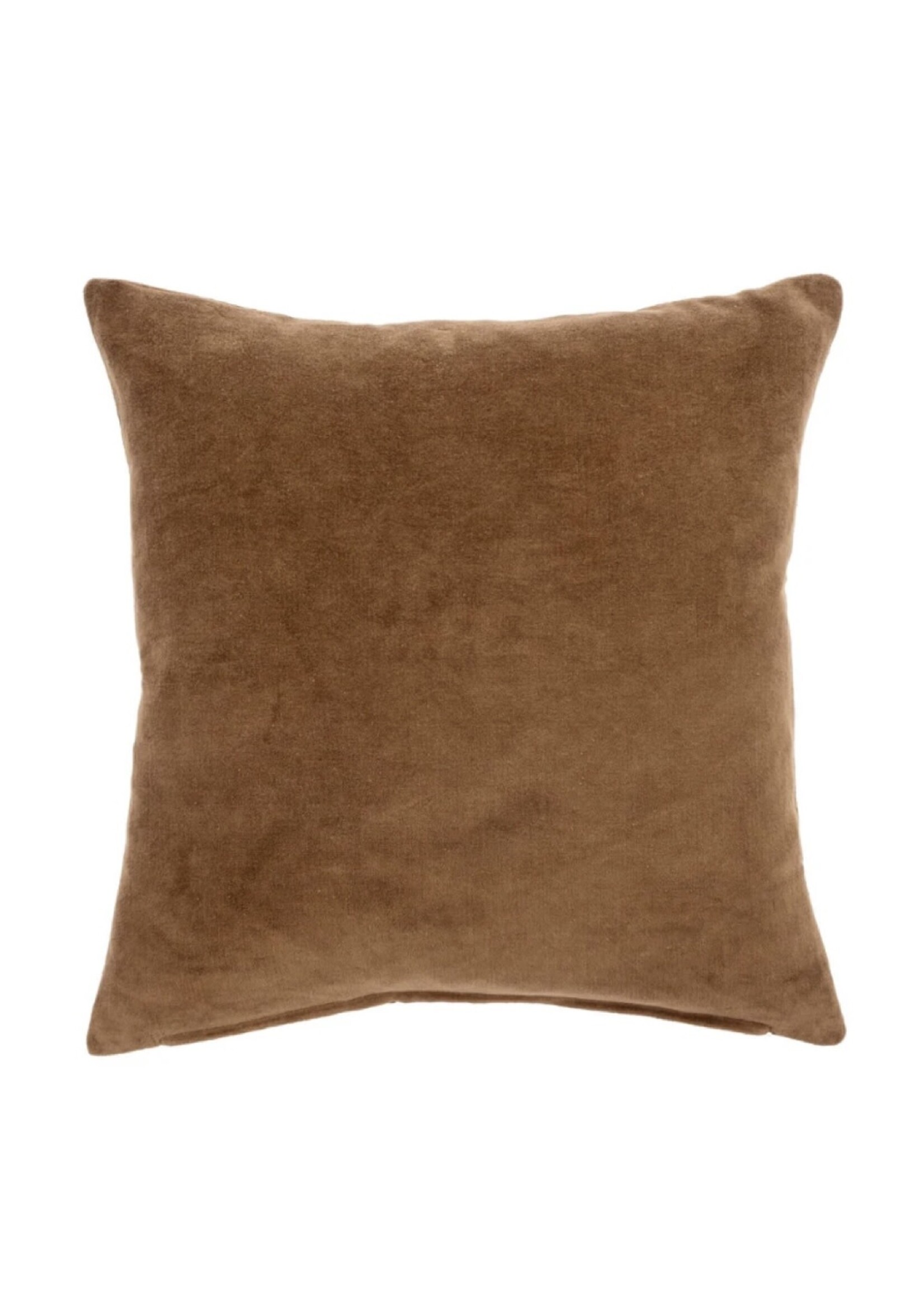 Indaba Vera Velvet Pillow 18 x 18 - Sienna