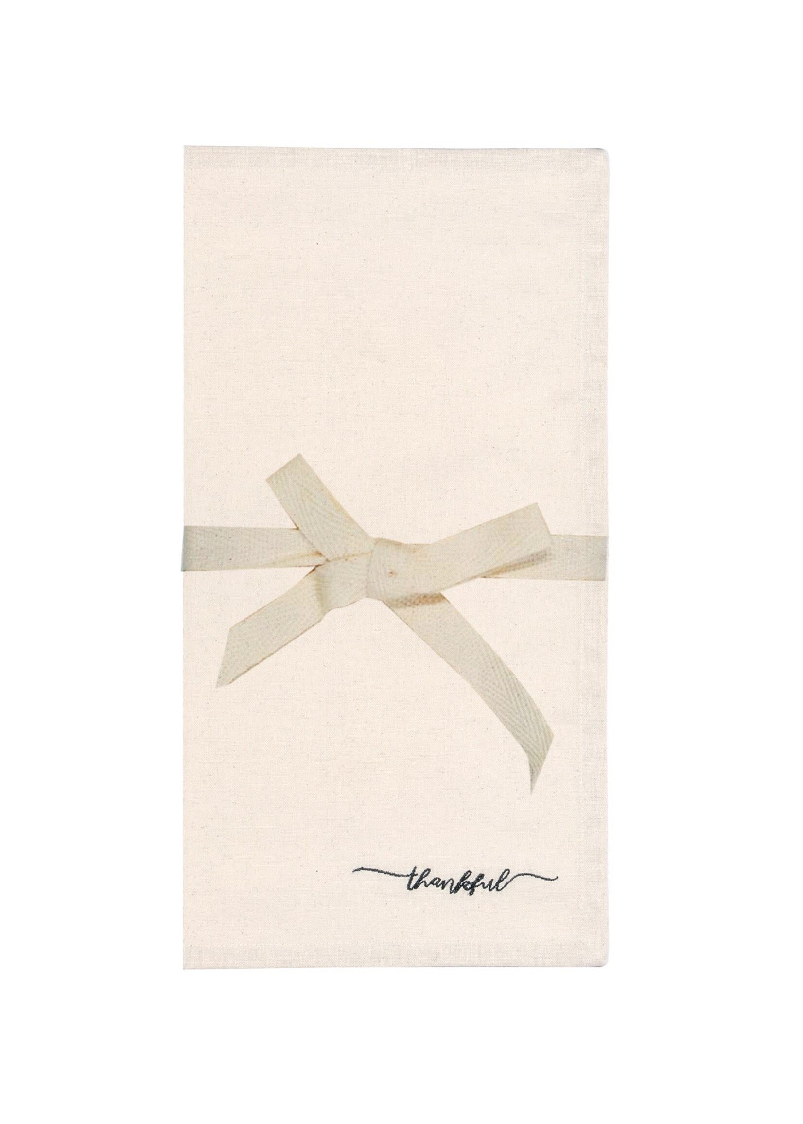 Cotton Napkins Set 4 - Thankful