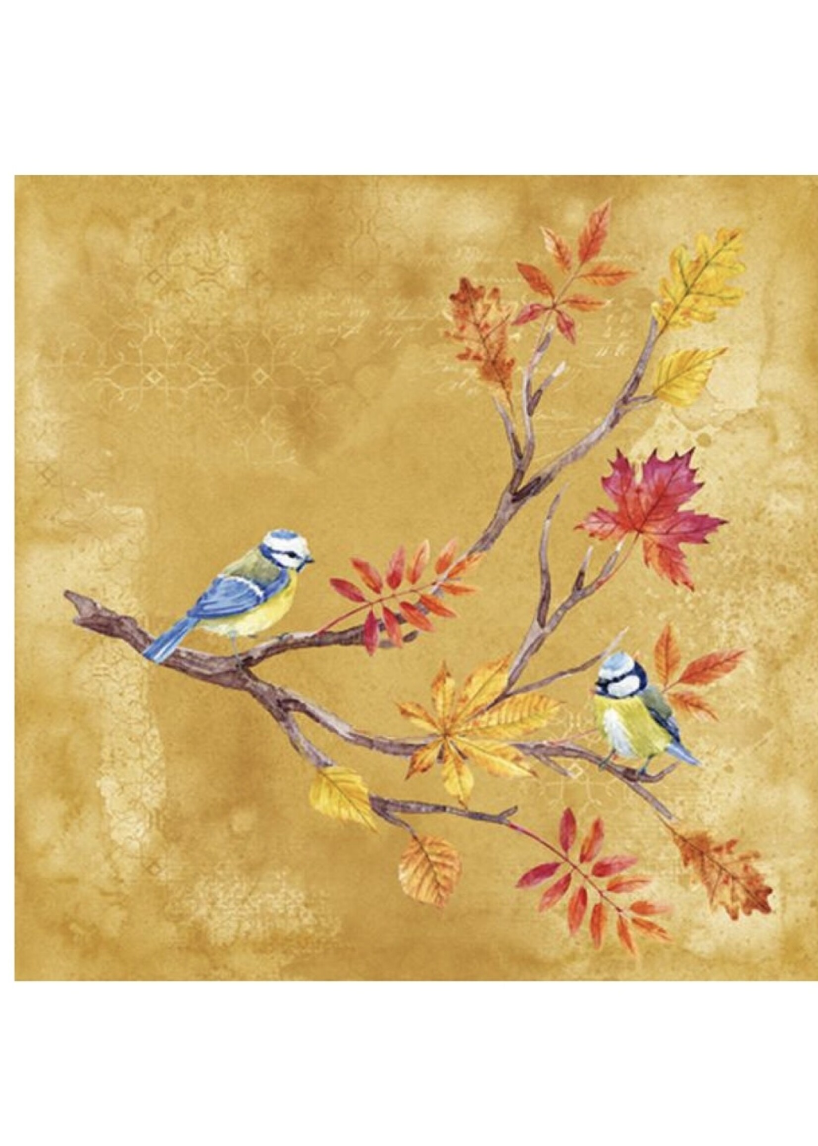 Lunch Napkins Autumn Birds