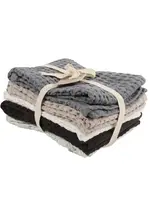 Market Waffle T Towels Natural Set Of 5