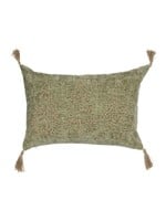 Jute Tree Cushions - 12 x 20 Green