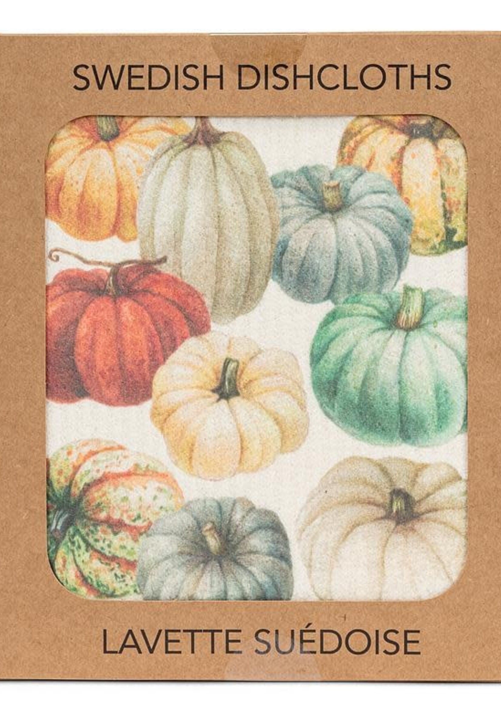 Abbott Swedish  Dishcloth Single - Colorful Pumpkins